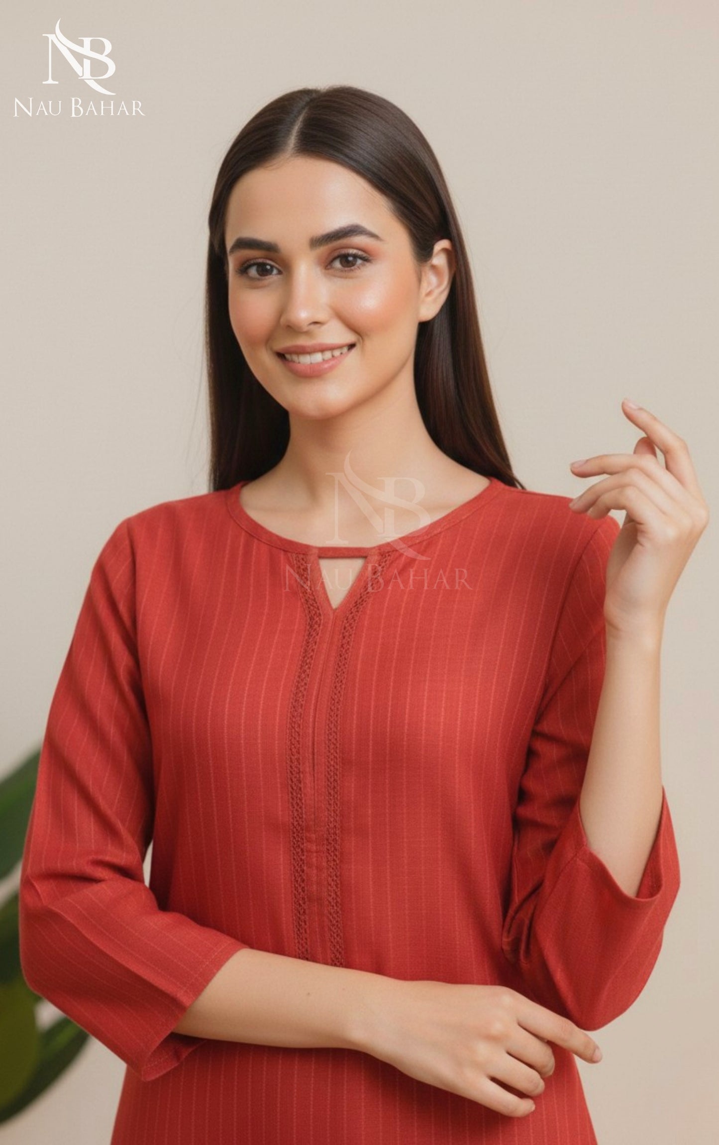 Zari by Naubahar Stiched Khaddar Solid 2 Piece - Winter Collection
