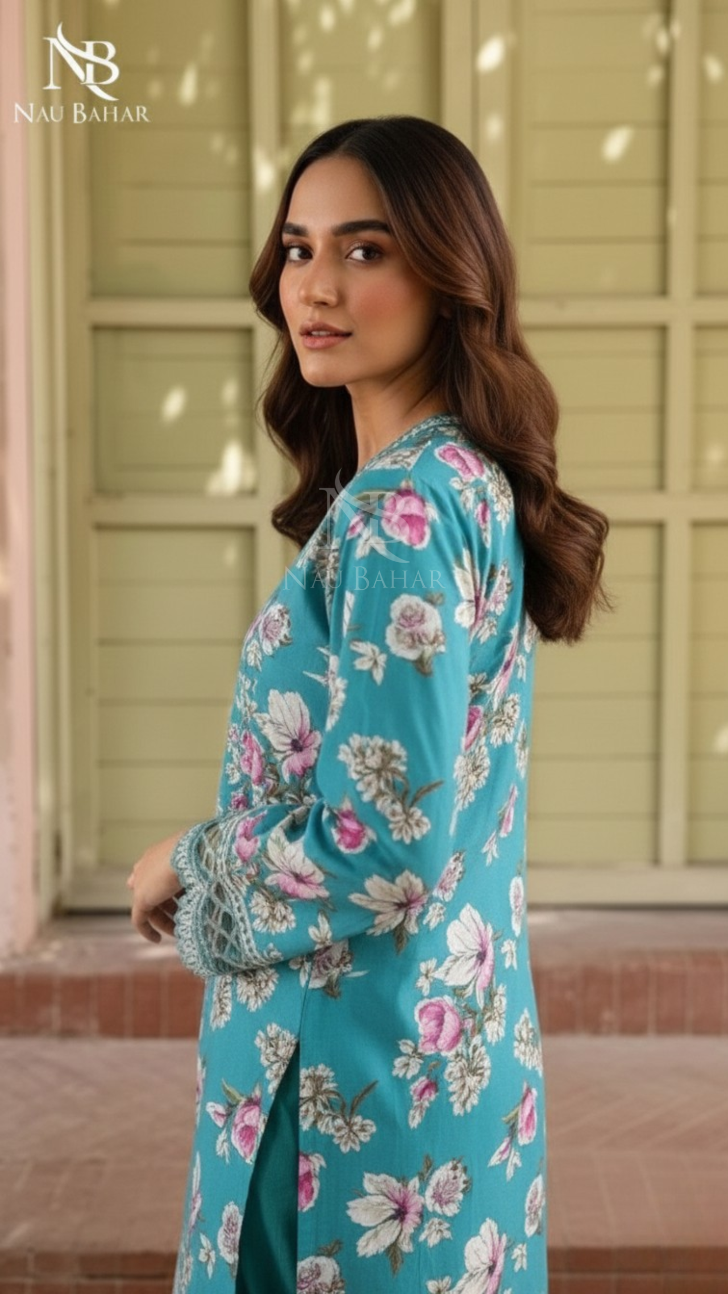 Vol-2 Khaddar Co Ords by Naubahar Embroidered Printed Khaddar 2 Piece - Winter Collection
