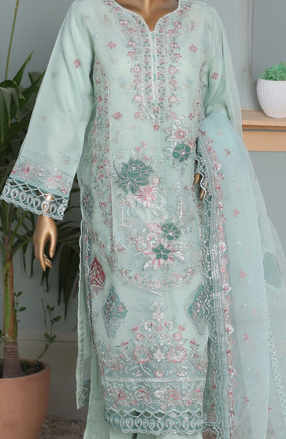 NB-19 Festive Formal Vol 2 Embroidered Organza Stitched 3 Piece Suit