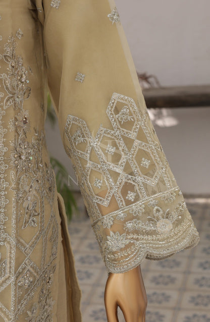 NB-10 Festive Formal Vol 4 Embroidered Organza Stitched 3 Piece Suit