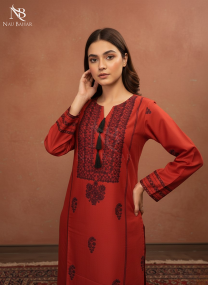 UG27 Embroidered Lawn 2 Piece Co-Ords Set