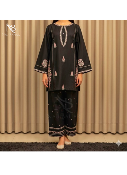 UG18 Embroidered Lawn 2 Piece Co-Ords Set